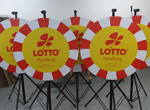 Glücksrad Massenfertigung Lotto
